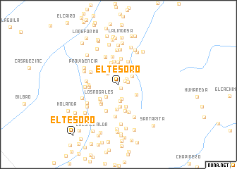 map of El Tesoro