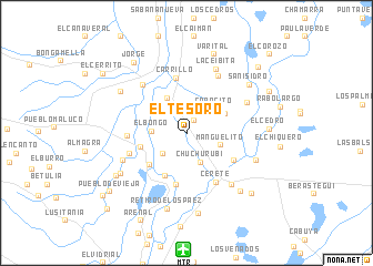 map of El Tesoro