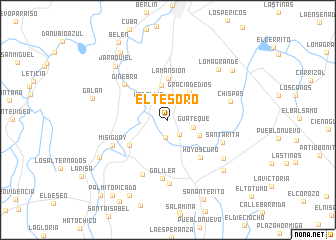 map of El Tesoro