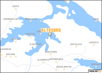 map of El Tesoro