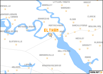 map of Eltham