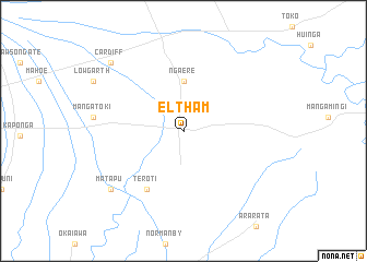 map of Eltham