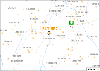 map of El Tiber