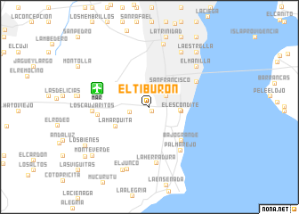 map of El Tiburón