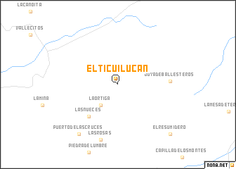 map of El Ticuilucán