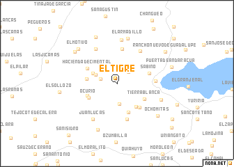 map of El Tigre