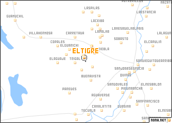 map of El Tigre