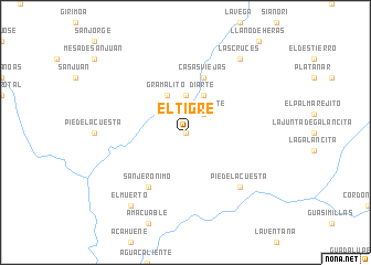 map of El Tigre