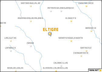 map of El Tigre