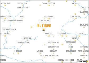 map of El Tigre