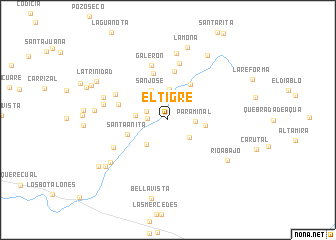 map of El Tigre