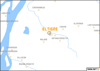 map of El Tigre