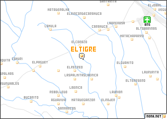 map of El Tigre