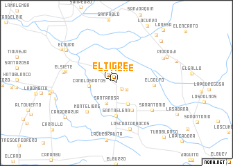 map of El Tigre