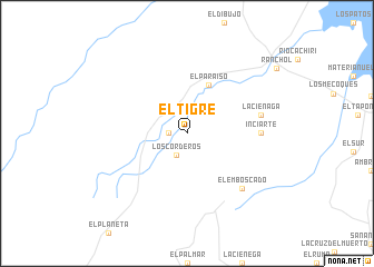 map of El Tigre