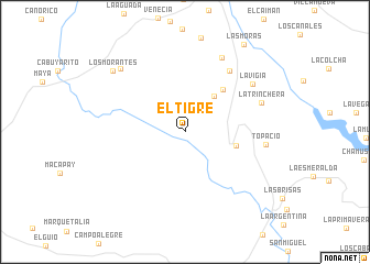 map of El Tigre