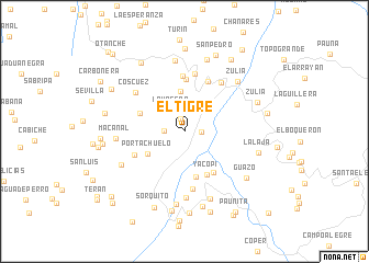 map of El Tigre