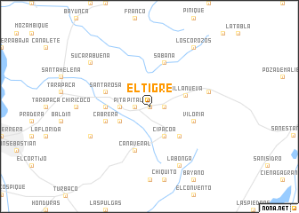 map of El Tigre