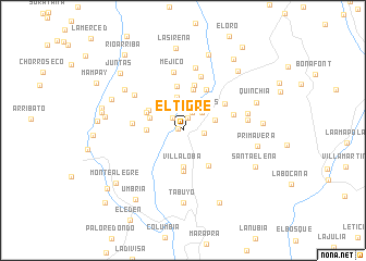 map of El Tigre