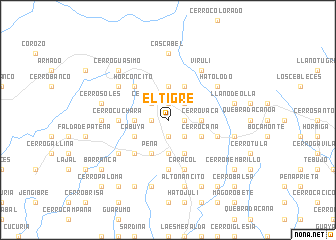 map of El Tigre