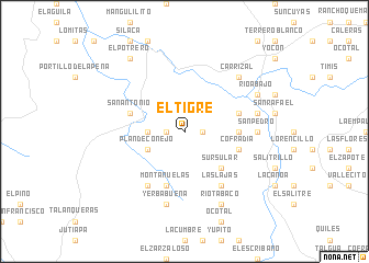 map of El Tigre