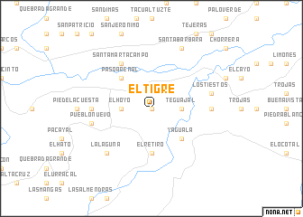 map of El Tigre