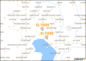 map of El Tigre