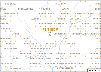 map of El Tigre