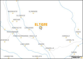 map of El Tigre