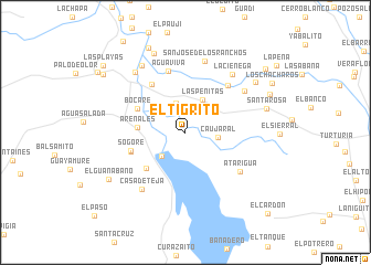 map of El Tigrito