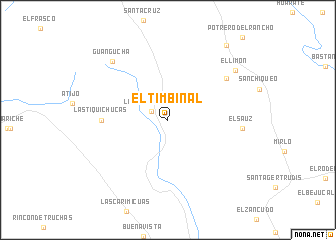 map of El Timbinal