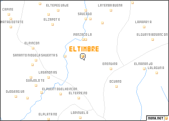 map of El Timbre