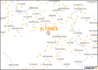 map of El Tinaco