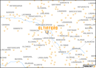 map of El Tintero