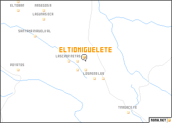 map of El Tío Miguelete