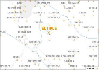 map of El Tiple