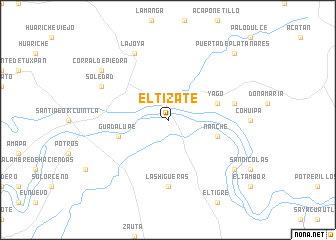 map of El Tizate