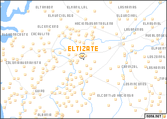 map of El Tizate