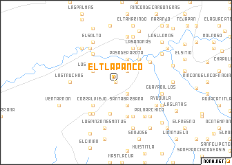 map of El Tlapanco