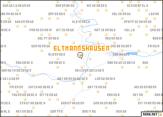 map of Eltmannshausen