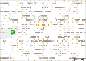 map of El Tocte