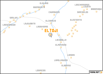 map of El Toji