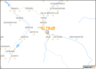 map of El Tojo