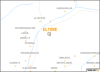 map of El Tomé