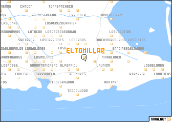 map of El Tomillar