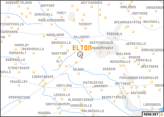 map of Elton