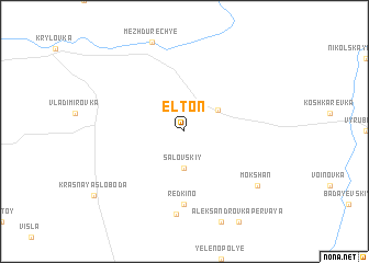 map of El\
