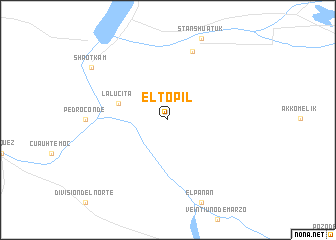 map of El Topil