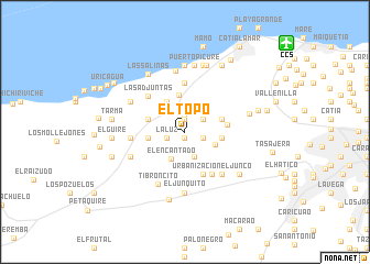 map of El Topo