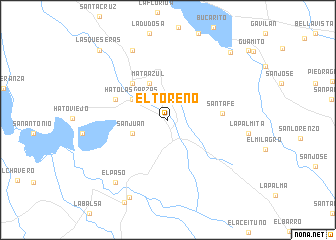 map of El Toreño